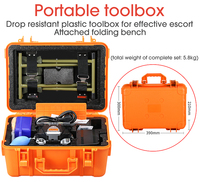 A-80S Orange Automatic Fiber Optic Fusion Splicer 4 Motors FTTH 1 Year Warranty CN/GUA