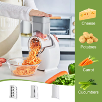 3 In 1 Keuken Groentesnijder Volautomatische Keukenaccessoires Rasp Groentekaashakmachine