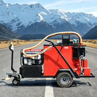 Machine électrique de remplissage de fissures dans les chaussées en asphalte, pompe à moteur 2,5 kW, faible coût d'entretien, fabriquée à Anhui
