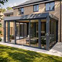 Pergola bioclimatique intelligente entièrement automatique en aluminium, toit à lames motorisé étanche, commande par application, pour jardin