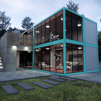 Conception pop-up d'auto-assemblage de petite maison de conteneur plate préfabriquée à faible coût en Afrique du Sud