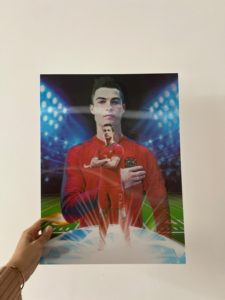 Tùy chỉnh nhựa dạng thấu kính 3D thể thao vận động viên hoạt hình Poster thẻ-hot bán - Product Image 4
