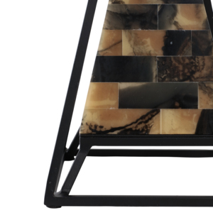 Sculture Decorative a Forma di Piramide in Ferro e Resina per Soggiorno, Ufficio, Bagno, Scaffale e Tavolino da Caffè - Product Image 5