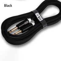 Offre Spéciale 1/4 pouces Mono Jack coloré Instrument câble réduction du bruit câble de connexion Audio en caoutchouc câbles de guitare, OFC