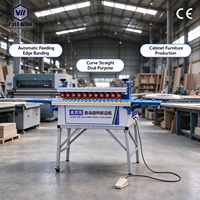 WANJIA 770 Bandeuse multifonctionnelle à bord droit et incurvé 220V 1200W pour la distribution de machines à bois et la vente en gros en usine