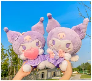 Peluches grande taille Cupidon Kuromi poupées mignon doux Anime personnage de dessin animé mélodie Kuromi jouets en peluche
