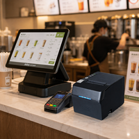 Printer Thermal SPRT 3 Inch Tahan Air untuk Toko Minuman dan Toko Bubble Tea dengan Indikator LED Pintar Tersedia