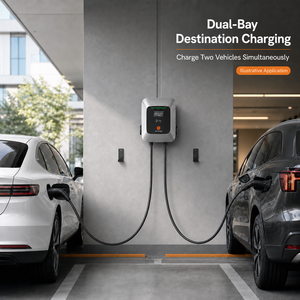 StarCharge Modular Maintenance, Punto de Carga Rápida AC para Vehículos Eléctricos Comerciales de 44kW con Doble Conector, Cargador de Pedestal Tipo 2 para Flotas - Product Image 4