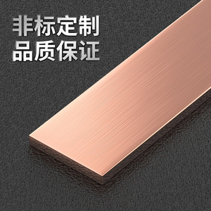 T2 Copper Busbar Flat Red Copper Strip Conductive Grounding Copper Plate Custom Cutting Service Jiangsu Origin - Product Image 1