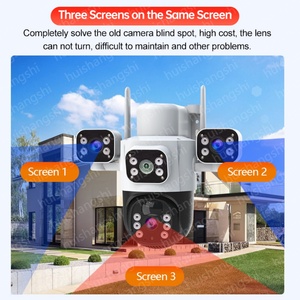 Eseecloud PTZ IP 3Lens 15MP HD <b>Security</b> Outdoor <b>Wireless</b> Bullet CCTV Surveillance Two-way Voice Cloud Storage 4G Network <b>Cameras</b> - Product Image 3
