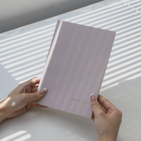 Offre Spéciale personnalisé fantaisie papier Kawaii journal rose A5 Journal filles premier semestre de 2024 planificateur quotidien cahier