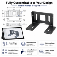 Support de module de batterie personnalisé en tôle, fabrication OEM par découpe laser, pliage et soudage
