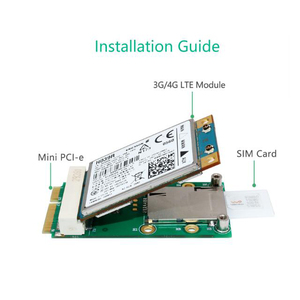 Adaptateur MINI PCI-e MPCIe avec emplacement pour carte SIM pour SIMCOM SIM7000 SIM7100E SIM7600E-H SIM7600SA-H SIM7600G-H SIM7906E <span class=keywords><strong>SIM7912G</strong></span> - Product Image 5