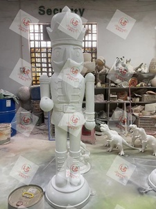 <span class=keywords><strong>Casse</strong></span>-<span class=keywords><strong>Noisette</strong></span> de Noël en résine légère Statue de soldat Figurine pour la décoration - Product Image 6