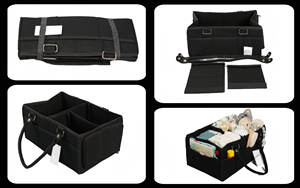 Organizzatore per Pannolini per Bambini e Bambine, Grande Contenitore Portaoggetti per Cameretta, Cesto Portatile per Fasciatoio e Auto - Product Image 6