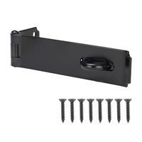 Serrure de porte en fer de 1/8 pouces, design moderne, robuste, fermoir de sécurité en acier avec garantie d'un an