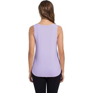 WiWi Camiseta sin mangas para mujer, ropa de dormir de viscosa de bambú suave y refrescante, camisa básica S XXL - Product Image 2