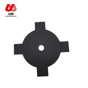 Cuchilla <span class=keywords><strong>de</strong></span> Acero al Carbono 4T <span class=keywords><strong>de</strong></span> 255 mm para Desbrozadora, Cuchilla <span class=keywords><strong>de</strong></span> <span class=keywords><strong>Sierra</strong></span> para Cortacésped, Disco para Desbrozadora - Product Image 2