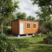 Maison conteneur modulaire préfabriquée de luxe moderne de 20 pieds, détachable, pour invités, à assembler soi-même, pour jardin
