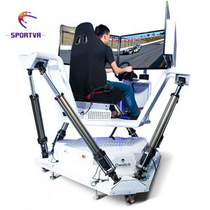 Simulateur de course automobile en métal SportVR 6DOF à 360 degrés, 3 écrans, pour intérieur/extérieur, machine de jeu VR pour parc d'aventure - Product Image 6