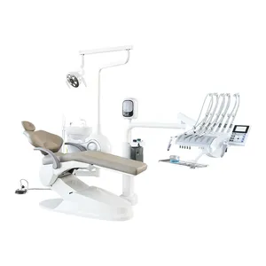 Silla dental M2 + de seguridad italiana, certificado CE, negra y plateada, para hospital de belleza