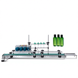 Pompe péristaltique de bureau à quatre têtes ZS-DTPP100C4, machine de remplissage automatique pour bouteilles de boissons, flacons d'huiles essentielles, 110V/220V 1 - Product Image 1