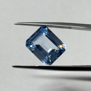 Espinela Cultivada en Laboratorio, Corte Esmeralda Octogonal, Piedras Preciosas Sueltas Facetadas para Joyería, Azul, de 4x6 a 15x20, Color Azul Certificado - Product Image 4