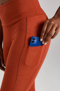 Pantalones de Yoga de cintura alta para mujer, mallas elásticas de gimnasio con bolsillo lateral para teléfono - Product Image 5