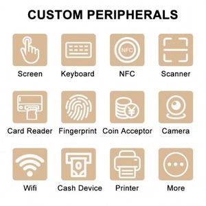 Máquina de <span class=keywords><strong>Pago</strong></span> de Estacionamiento con Pantalla Táctil Capacitiva de 10 Puntos, Autoservicio, para Exteriores, con Aceptador de Monedas y Efectivo - Product Image 4