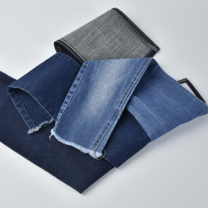 Production en usine 9 oz cross hatch <span class=keywords><strong>coton</strong></span> <span class=keywords><strong>élasthanne</strong></span> denim <span class=keywords><strong>tissu</strong></span> pour jeans - Product Image 4