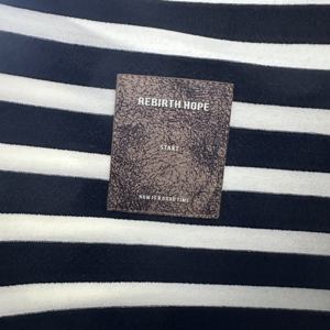 Venta Directa de Fábrica, Camiseta de Hombre de Estilo Americano, Talla Grande, <span class=keywords><strong>500g</strong></span>, Cuello Redondo, Manga Corta, con Rayas - Product Image 3