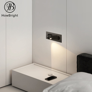 High Quality Modern Interior <strong>Silver</strong> White Black 3W <strong>Wall</strong> Lamp LED Bedside <strong>Light</strong> Mounted for Home Living Room Hotel Aisle - Product Image 6