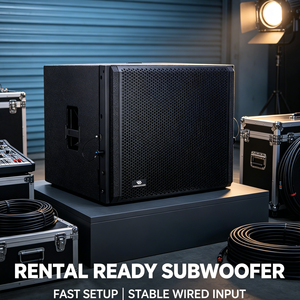 Subwoofer actif de 15 pouces, DSP classe D bi-amplifié et haut-parleur professionnel de basses fréquences pour scène - Product Image 6