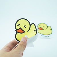 Autocollant en PVC adhésif découpé à l'emporte-pièce étanche personnalisé pour produits en vinyle à usage décoratif avec design spécial