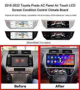 Panel de CA Digital AirCon <span class=keywords><strong>LCD</strong></span> para Toyota Land Cruiser Prado 150 2018 2019-2023 Pantalla de Control de aire acondicionado calentado tablero climático - Product Image 3