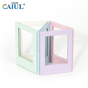 3 inch mini khung ảnh từ tính cho Amazon rơm lúa mì rỗng Tủ lạnh nhỏ nhãn dán lắp ráp sản phẩm - Product Image 4