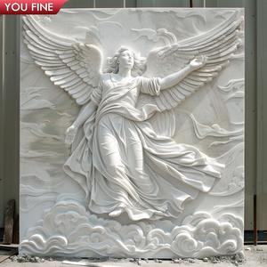 Großes Marmor-Lady-Relief im Freien geschnitzt - Product Image 6