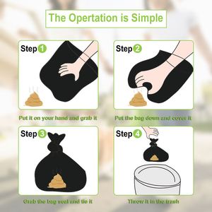 Logo <b>Compostable</b> Dog Poop Bag Biodegradable PBAT PLA Corn Starch Pet Dog Waste Poop Poo Bags - Product Image 4