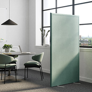 Màn Hình Phân Vùng Gấp Gọn Văn Phòng Bằng Sợi Polyester Có Thể Di Chuyển Được Tấm Phân Vùng Sàn Đồ Nội Thất Văn Phòng - Product Image 5