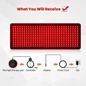 Almohadilla de Terapia de Luz Roja Portátil de 660nm y 850nm para el Hogar, Envoltura de Terapia de Luz Roja para Mujeres y Hombres, Cinturón de Soporte para Cuerpo, Hombros, Rodillas y Cintura - Product Image 5