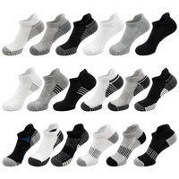 Chaussettes de compression de cheville pour hommes et femmes Chaussettes de course à compression à coupe basse avec soutien de la cheville