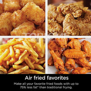 Friteuse à air numérique grande capacité 5,5 L à écran tactile, modèle 2025, la plus vendue et économique, avec fenêtre de visualisation – Four friteuse à air et <span class=keywords><strong>grille</strong></span>-<span class=keywords><strong>pain</strong></span> intégré - Product Image 6