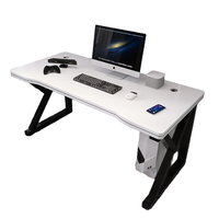 Escritorio de Computadora en Forma de L con Superficie de Madera Resistente y Estructura de Hierro, Diseño Ergonómico, 5+ Espacios de Almacenamiento, para Oficina