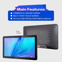 Tablet Android 11 os 2.4G + 5G dual Wi-Fi, tablet RAM 4GB ROM 32GB, tablet Quad core RK3566 layar sentuh IPS, tablet semua dalam satu pc 18.5 inci