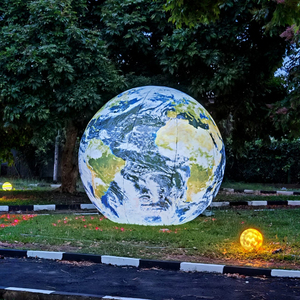 Planeta Inflable Personalizado de Alta Calidad con LED, Globo de la Tierra con Logotipo Personalizado, Sistema Solar, Planeta Tierra, Luna, Pelota Inflable - Product Image 1