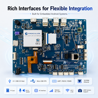Écran tactile capacitif TFT industriel de 8 pouces, module d'affichage LCD Android RK3128 Quad Core pour commande industrielle