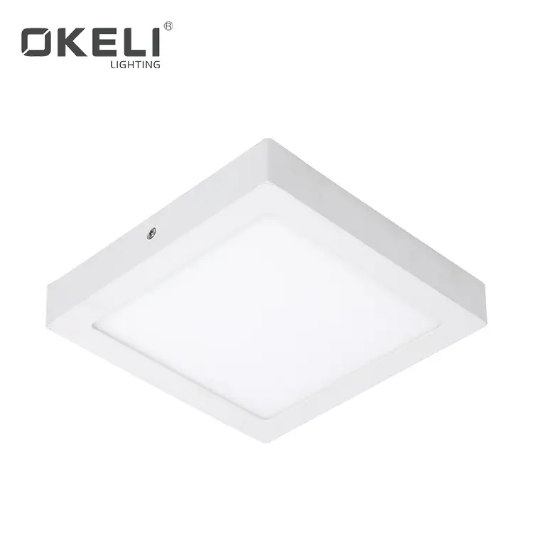 Okeli Лидер продаж просты в установке 6 Вт/12 Вт/18 Вт/24 Вт/поверхностного монтажа встраиваемые квадратная smd светодиодная панельная лампа