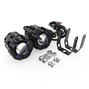 Universele 8-85V Motorfiets Led Koplamp 60W Led Rijden Licht Dual Kleur Hi <span class=keywords><strong>Lo</strong></span> Beam Led Fog licht Voor Elektrische Auto Scooter - Product Image 1