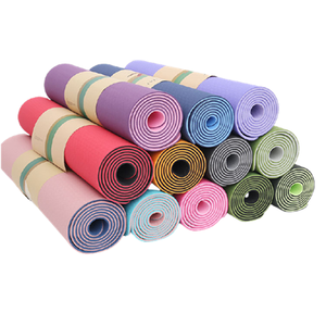 Custom Print Odorless Lightweight Extra Eco Friendly Certified Material Non Slip Tpe Fitness Yoga Mat - Product Image 5