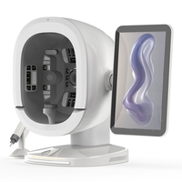 Analyseur de peau intelligent K33 AI, imagerie spectrale 8 spectres, analyseur de visage 3D, 29 fonctions, détection de l'âge de la peau et du pH, appareil de beauté professionnel